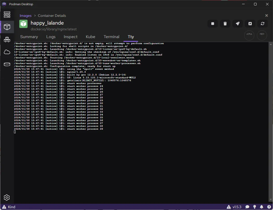 podman-nginx-container-log-without-change